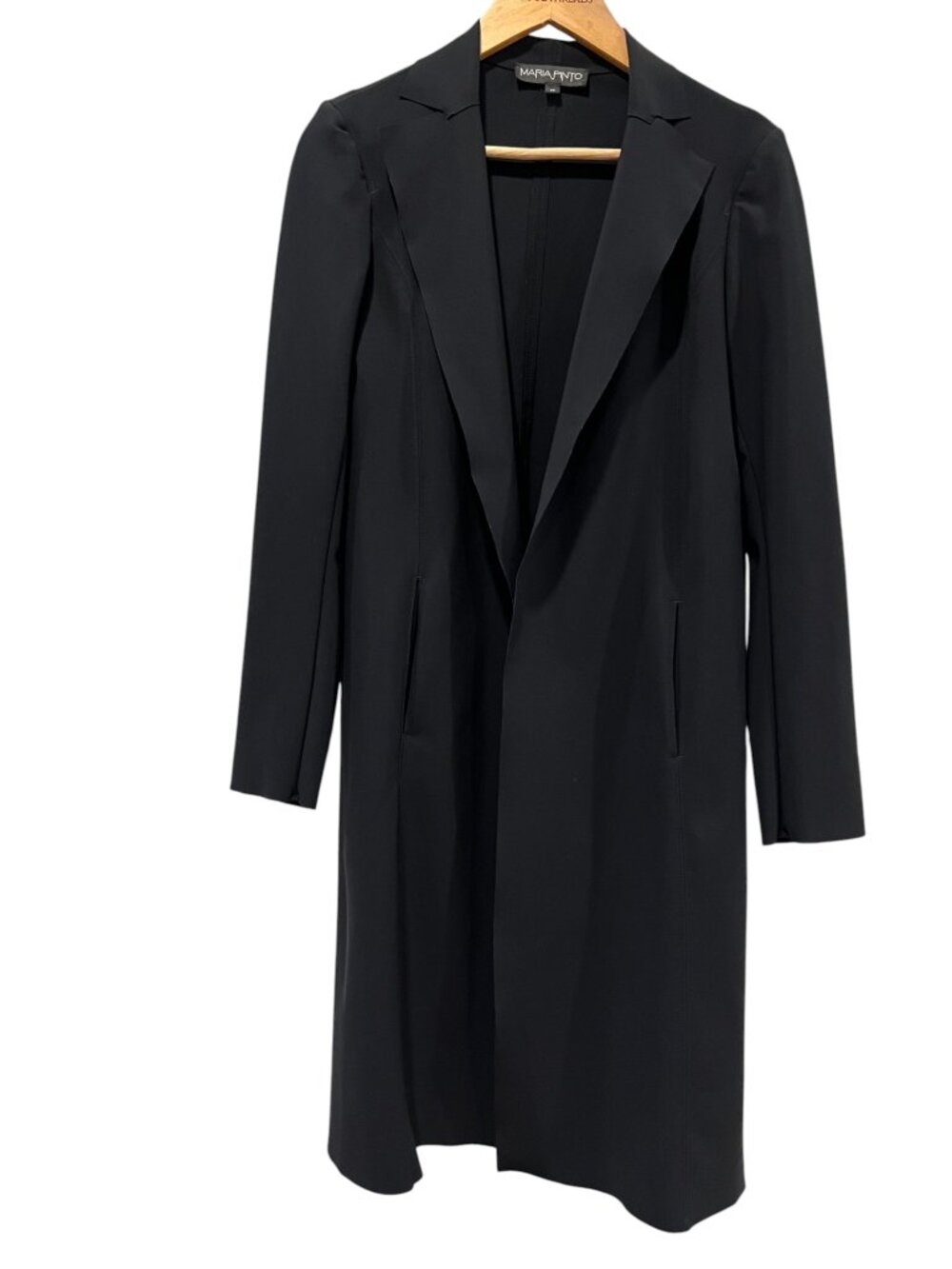 Maria Pinto Reefer Coat, USA, Black, M